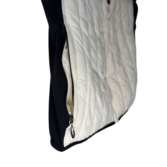 Calvin Klein Performance women’s cream black puffer vest size Medium #39-1859 - Picture 6 of 7